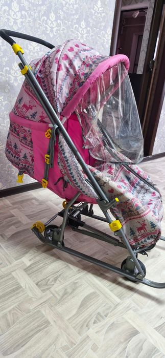 Продам коляску-сани 2в1 за 30000