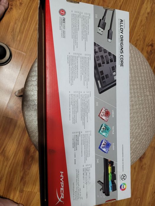 Клавиатура hyperx alloy origins core