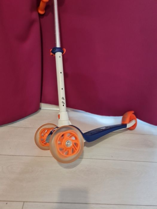 Trotinetă copii 3 roți Decathlon Albastru-Alb