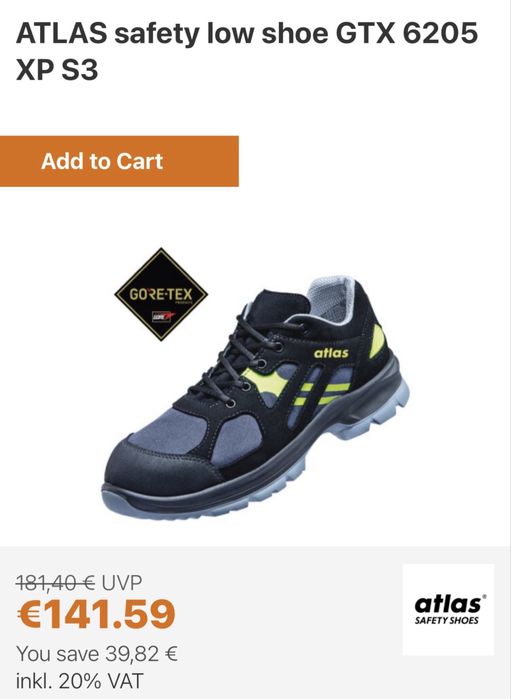 Мъжки обувки ATLAS GORE-TEX . Номер 42