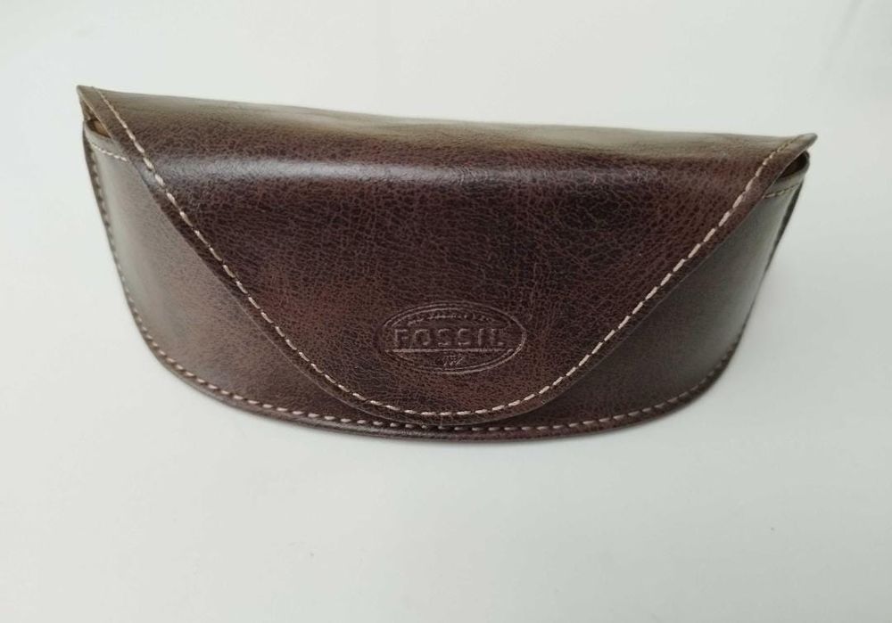 Toc Ochelari Fossil piele maro