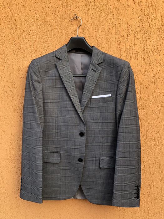Sacou gri barbati