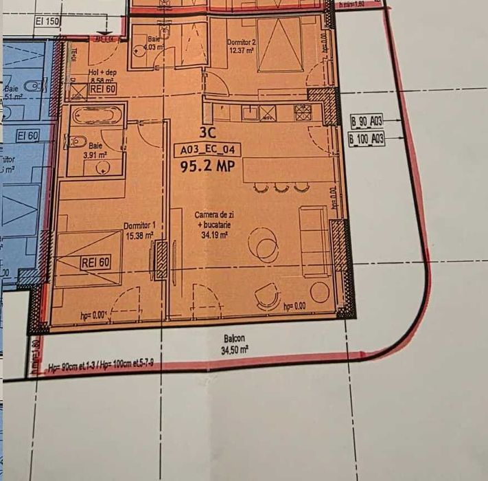 Apartament 3 camere, Proprietar,  One Lake District, 210.000 + tva