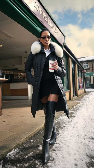 Пуховик женский зимний