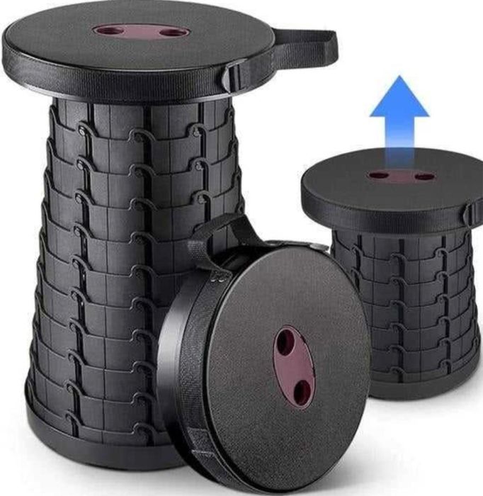 Scaun Extensibil cu pliere telescopica diverse culori negru rosu albas