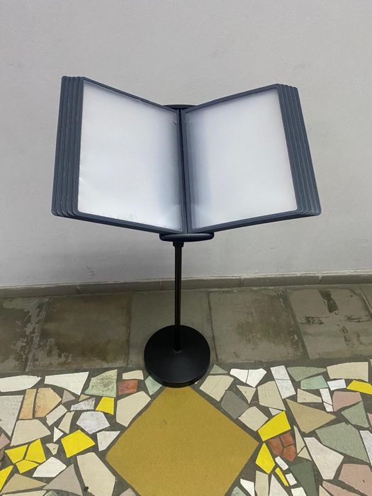 Меню холдер-книжка напольная