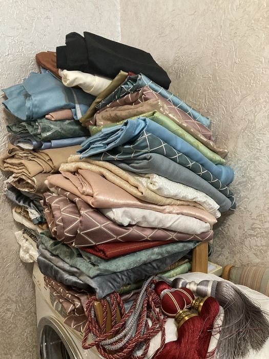 Продам новые и б/у шторы,тюль