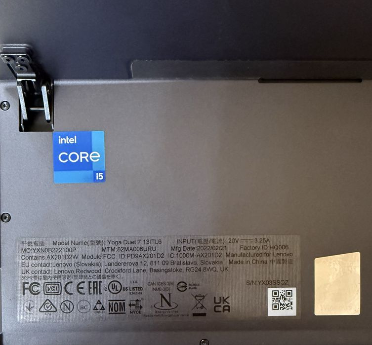 Lenova yoga duet 7 sotiladi