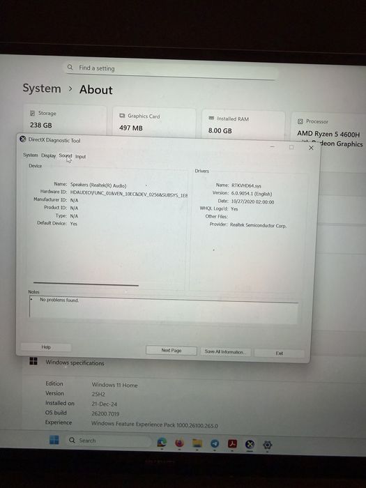 Laptop Huawei AMD Ryzen 4000 series 5