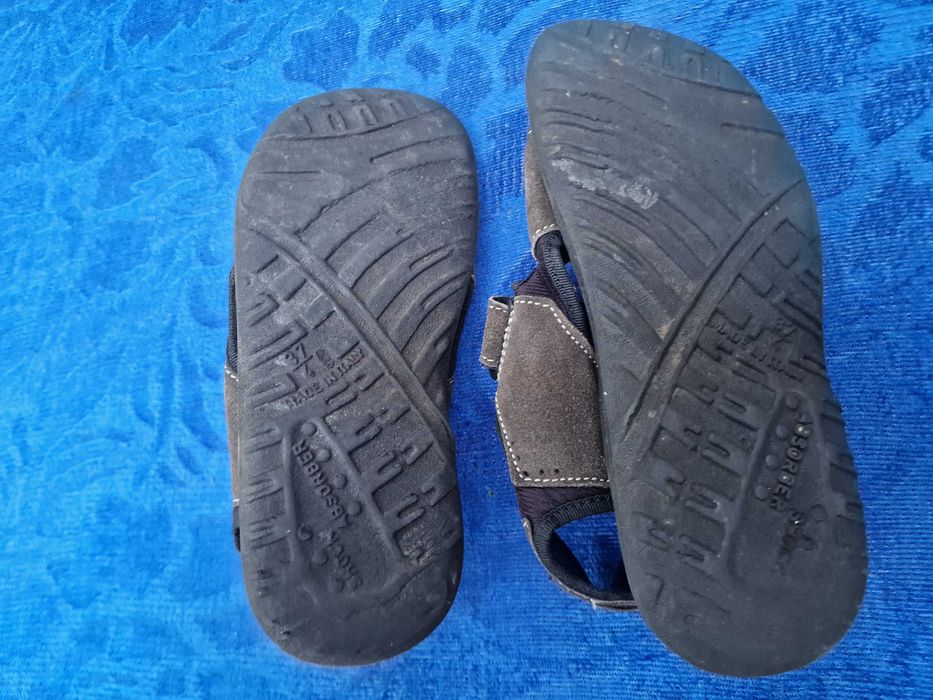 Ecco Black | sandale outdoor piele mar. 37 | 23 cm