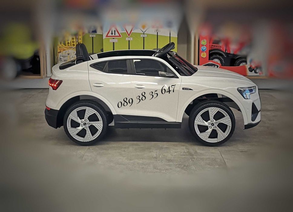 ПРОМОЦИЯ ДО 01.08!НОВО!Акумулаторен джип Audi Sportback с 12V батерия,меки гуми