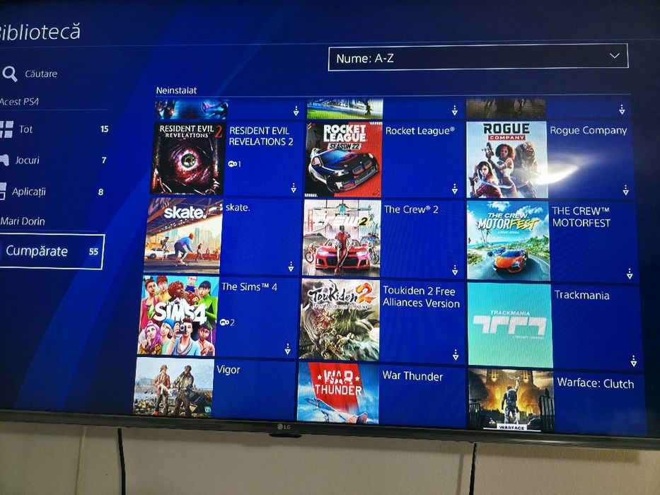 Ps4 Pro Playstation4 Pro + 55 jocuri GTA5-FC26-MINECRAFT