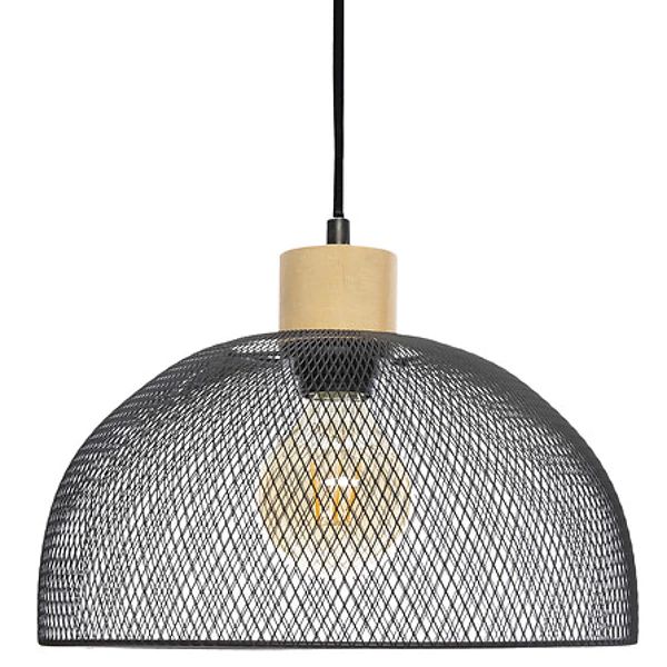 Pendul metalic Atmosphera Sam NR D30, dulie E27, Culoare Negru