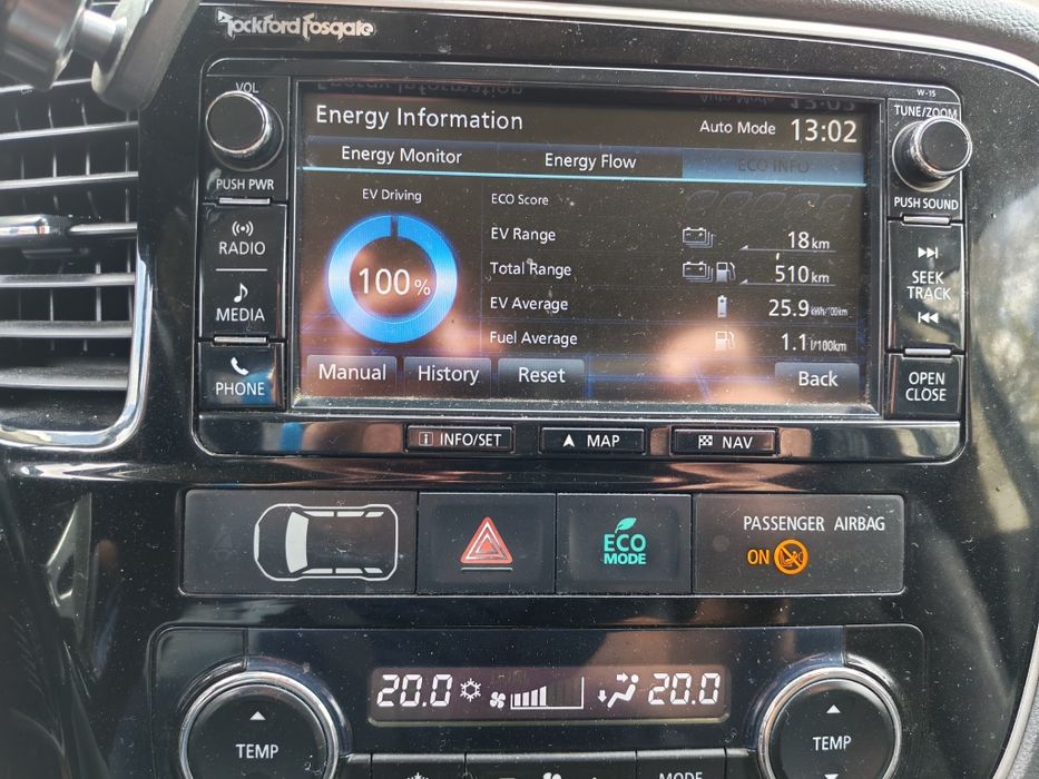 Mitsubishi Outlander PHEV 4WD FUL PLUG ÎN HYBRID AN 2017  variante cu Toyota rav hibrid