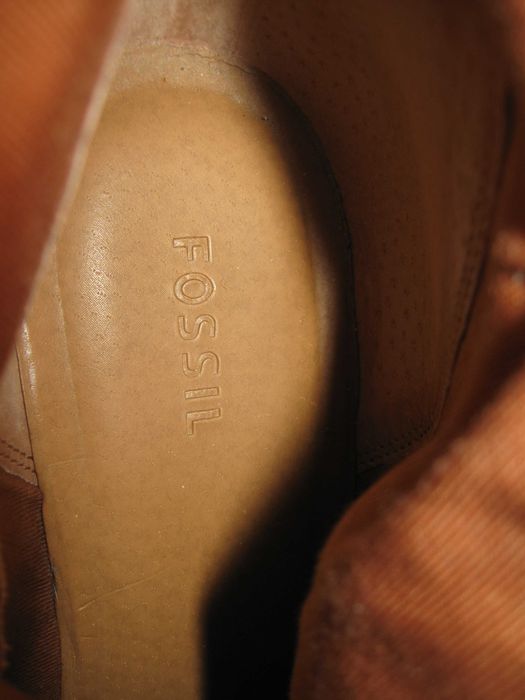 Fossil оригинални велурени дамски ботуши