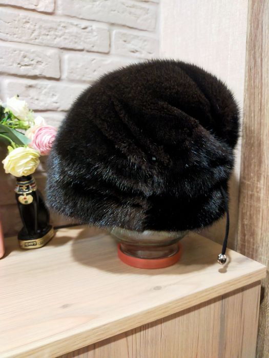 Норковая шапка б/у