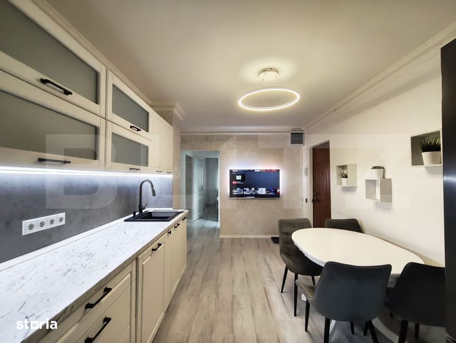 Apartament 3 camere, 2 bai, 2 balcoane, etaj 1, langa Piata Decebal