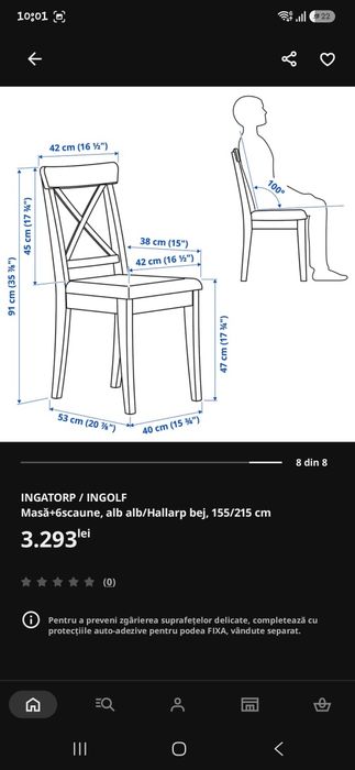 Masa extensibila IKEA