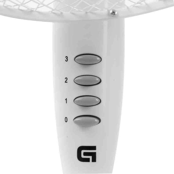 Подов вентилатор Grunkel FAN-165X, 50 W, бял, 3 скорости 62x125x62 см