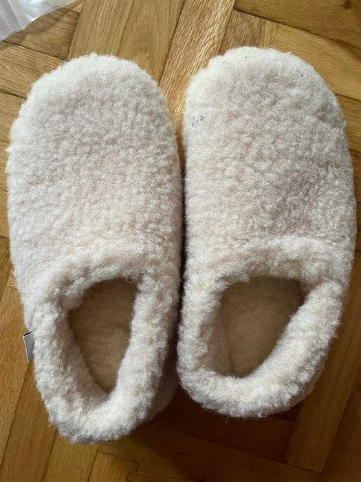 Papuci de casa lana merinos noi mar.39-40