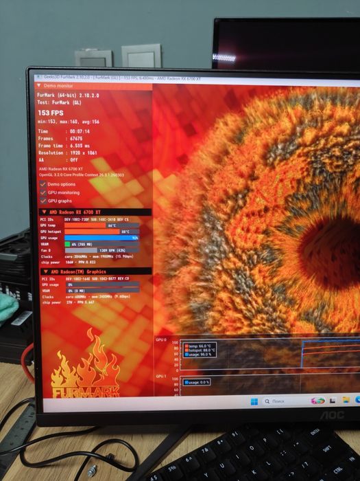 Продам Rx 6700xt 12gb