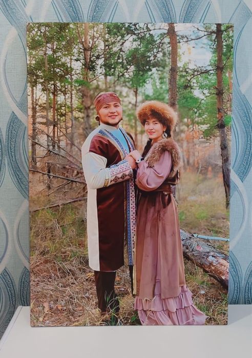 Фото портрет на холсте