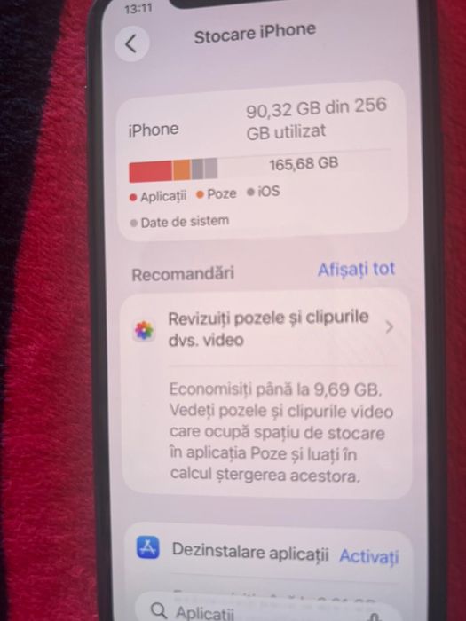 Vand iphone 11 pro 256 GB spart pe spate