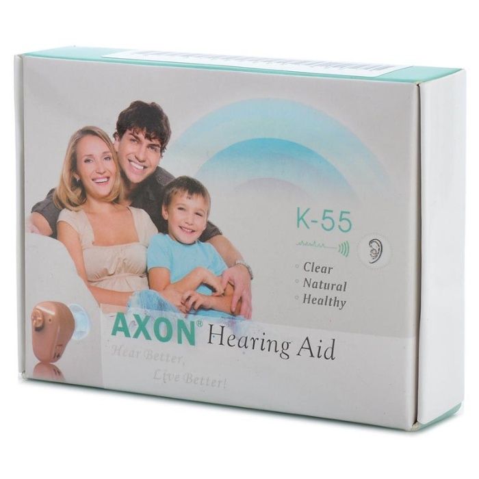 Слухов апарат AXON К55 с чист звук - влагоустойчив