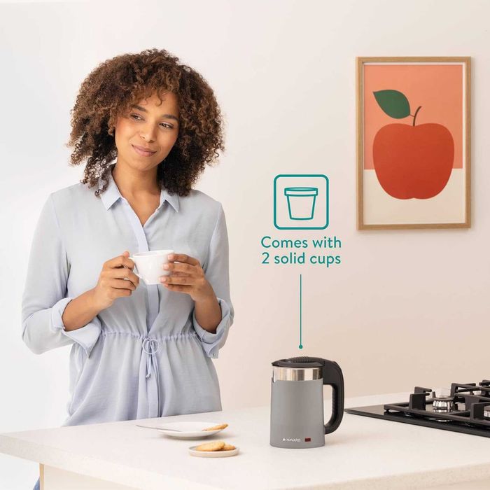 Navaris Мини Ел. Кана за Топла Вода, 1100W, 0.5л, Къмпинг Каравана