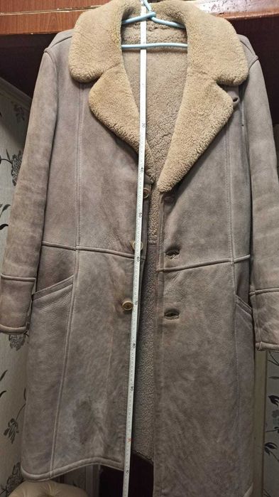 Мужская натуральная дубленка