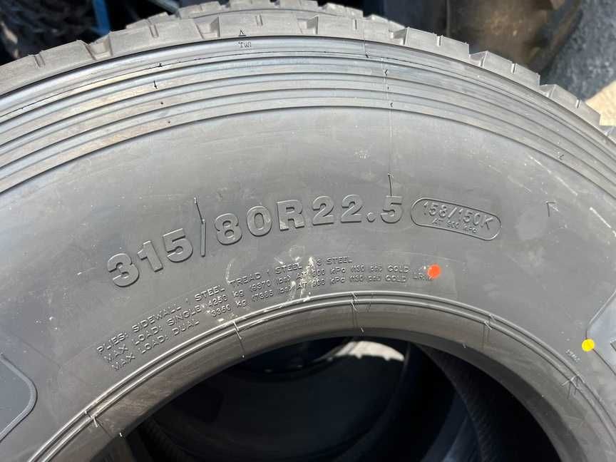 315/80R22.5 pentru camion DAF anvelope BENCHMARK de directie