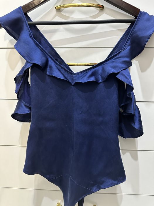 Ефектно боди от коприна (раз. ХС).