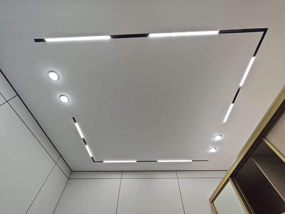 Натяжные потолки.