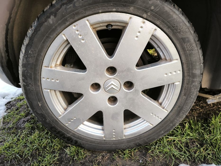 Продавам Джанти с гуми 4*108*16 ситроен