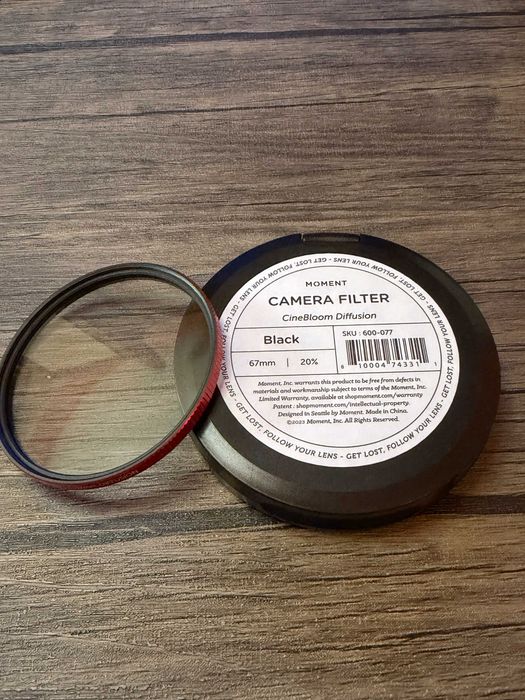 Moment CineBloom Diffusion 20% Filtru 67mm