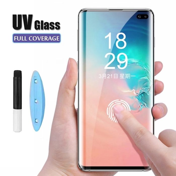 Folie sticla UV compatibil Samsung S8 / S8 Plus / S9 / S9 Plus /S10 Pl