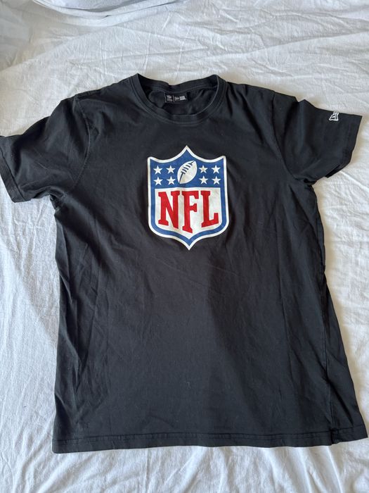 Tricou original NFL – negru – logo frontal – mărimea XL