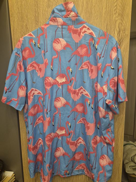 Camasa flamingo albastra
