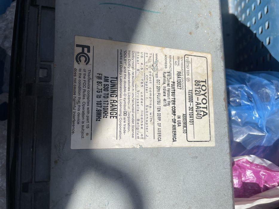 Линза на тайота камри 40,45