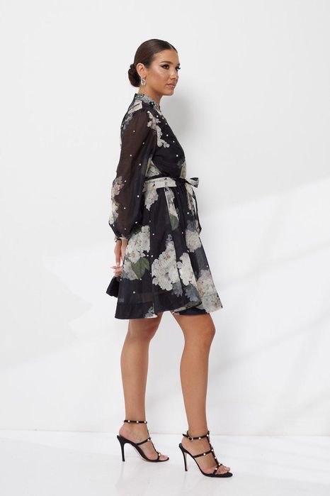 Риза рокля с кристали