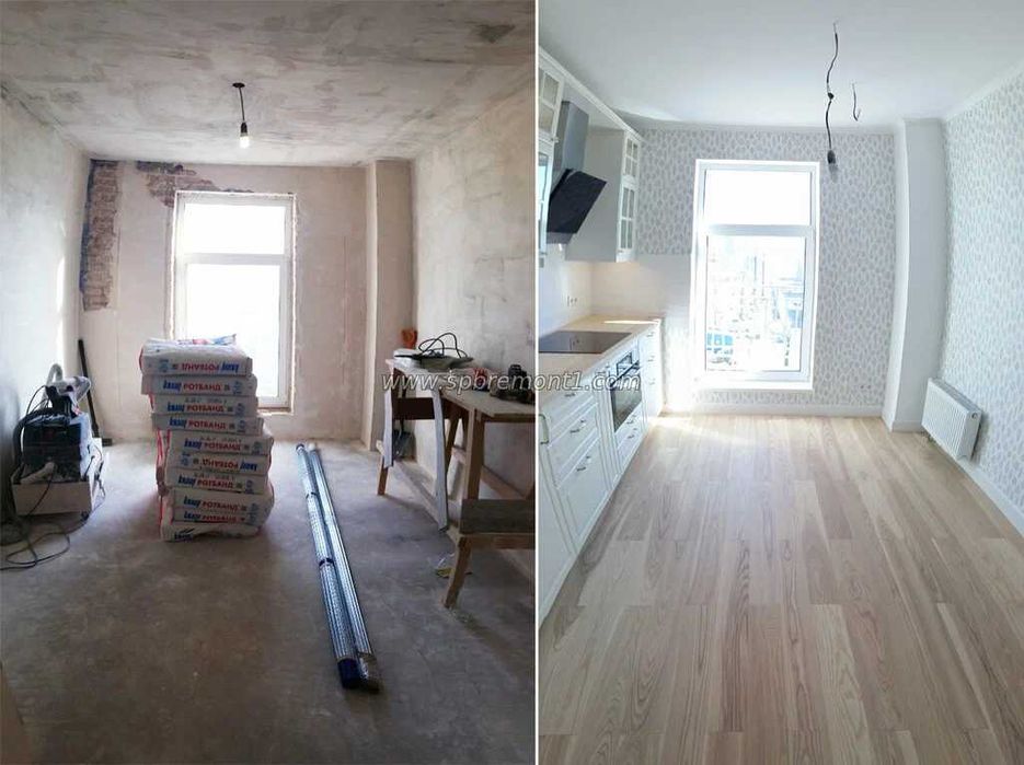 Ремонт квартир под ключ в Астане