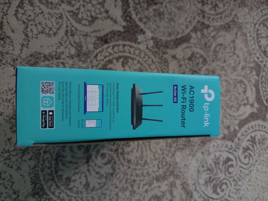 Router TP-Link Archer A8, AC1900, Dual Band, MU-MIMO.
