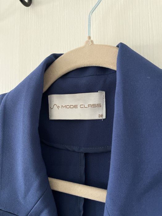 Sacou Damă Mode Class, Albastru Regal, Măsura 38