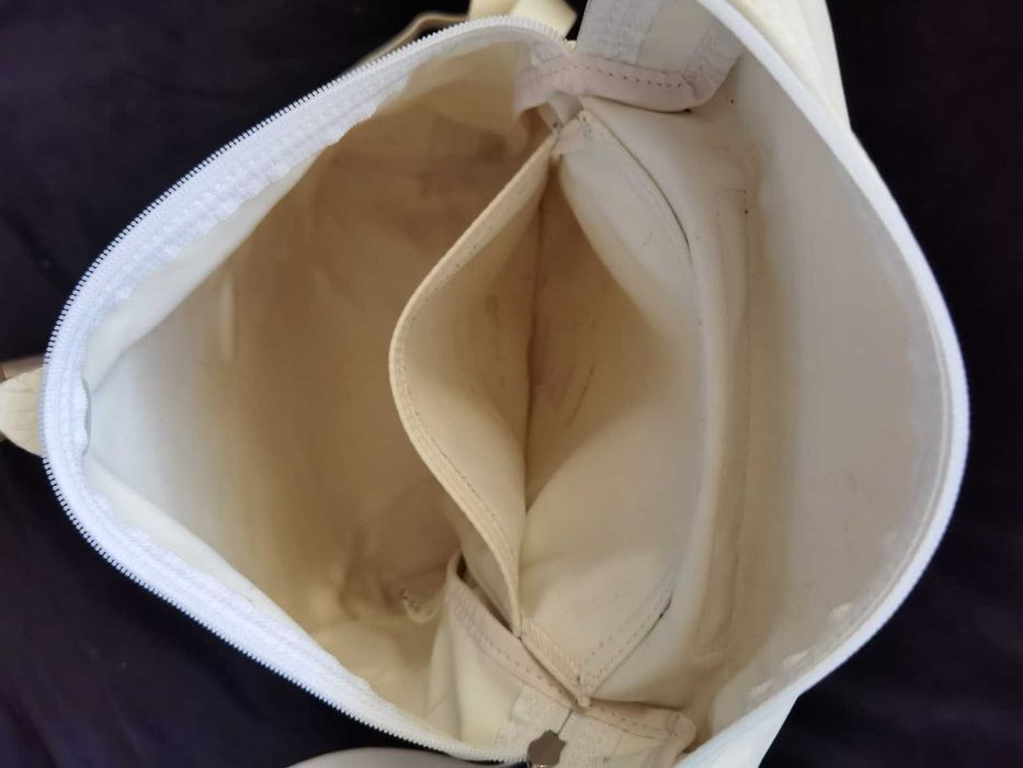 Rucsac crem Longchamp pliiabil made in France