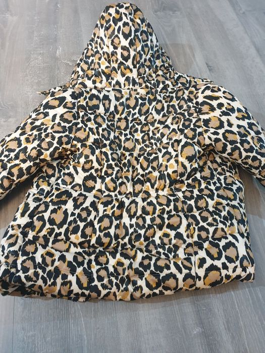 Geaca fetițe leopard