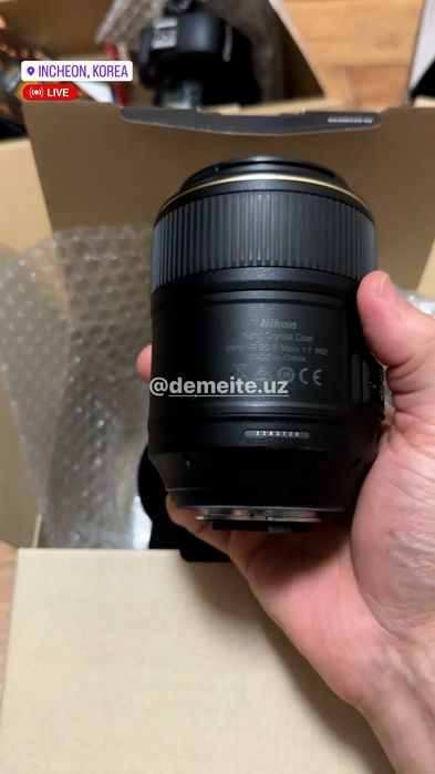 Nikon 105mm Macro AF-S VR f2.8G IF-ED. Stomatologlar uchun.