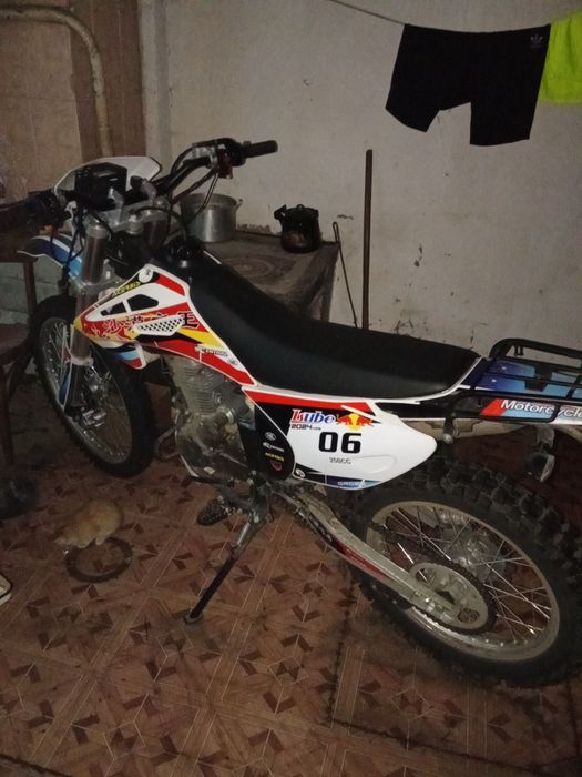 Эндуро 350к на полном ходу сел уехал