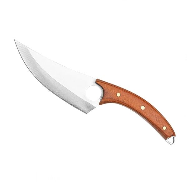 Cutit de vanatoare, 16.5 cm, lemn, maro, teaca inclusa