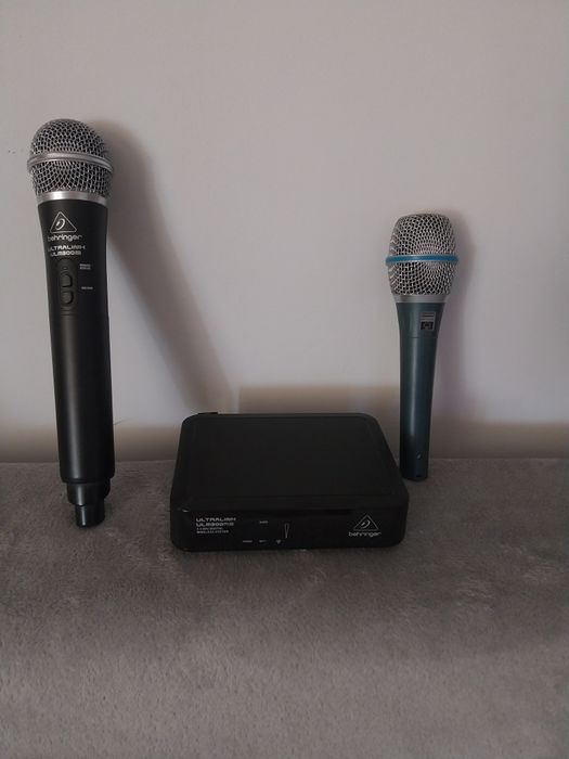 Microfon wireless behringer Ulm300 450 lei Shur beta87cu cablu 500 lei