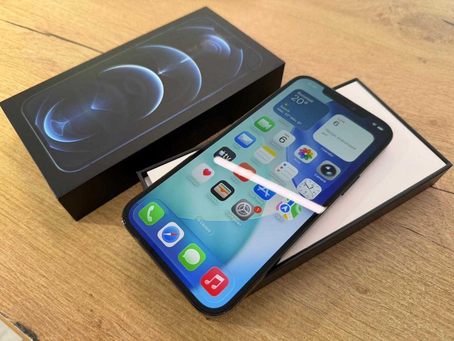 iPhone 12 Pro Max 256GB Pacific Blue | 100% Baterie | Factura | Garantie | Buy-Back